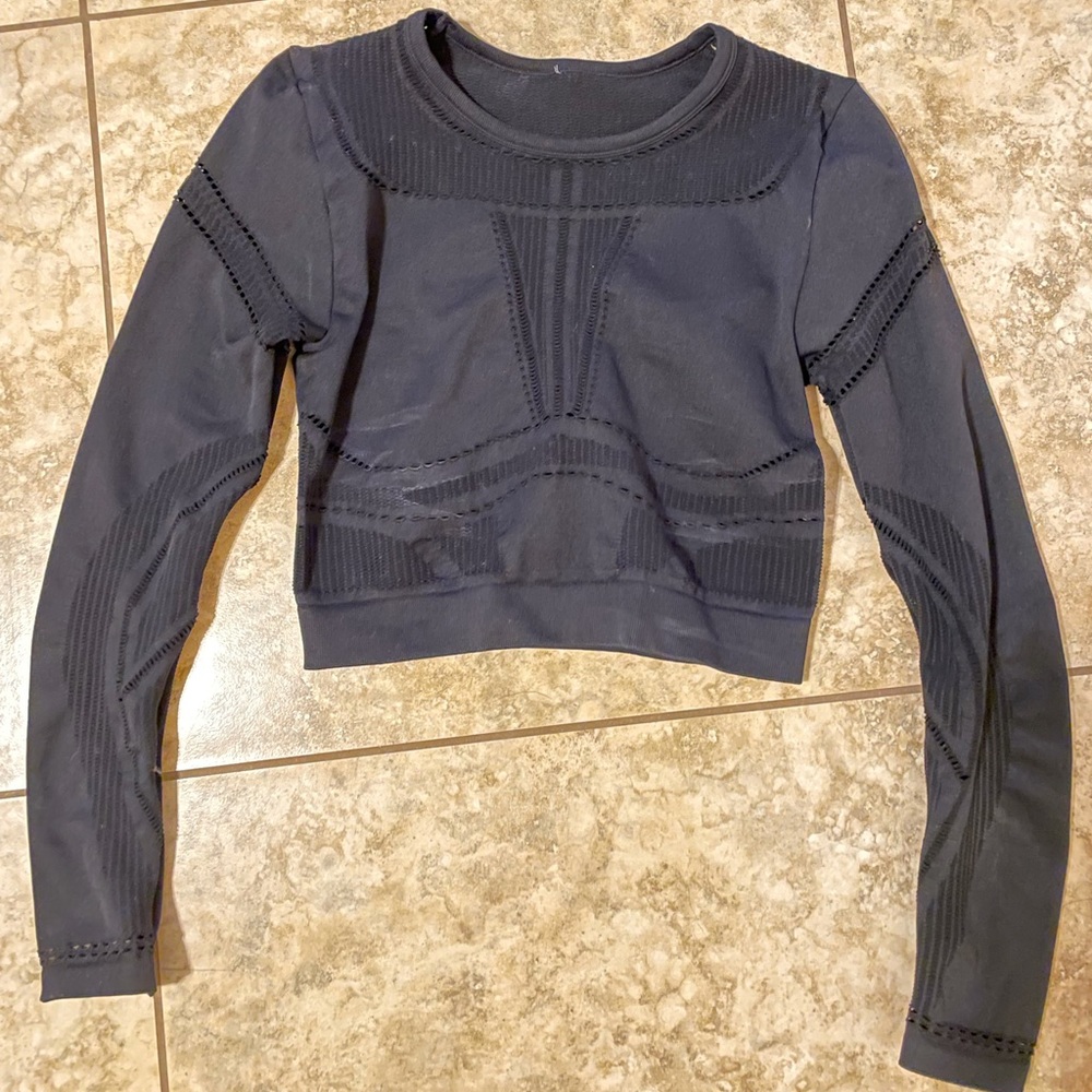 Fabletics Long Sleeve Crop Top